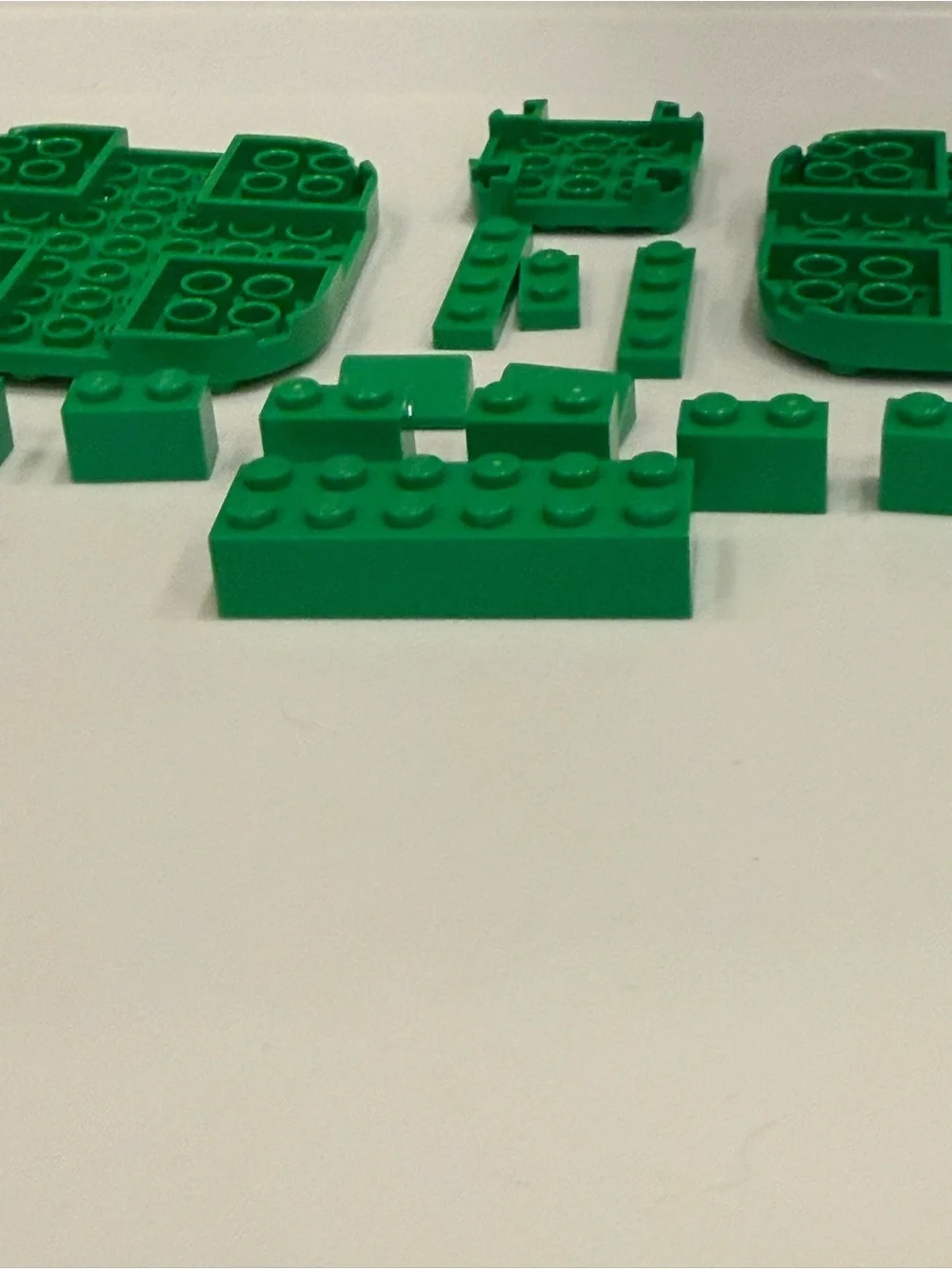 Lego green planks blocks pieces parts element lot